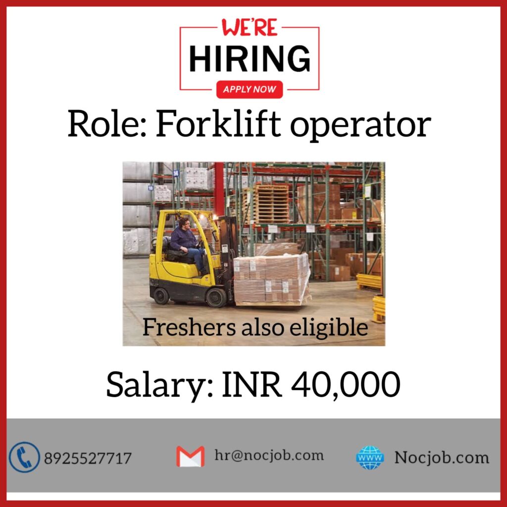 FORKLIFT OPERATOR