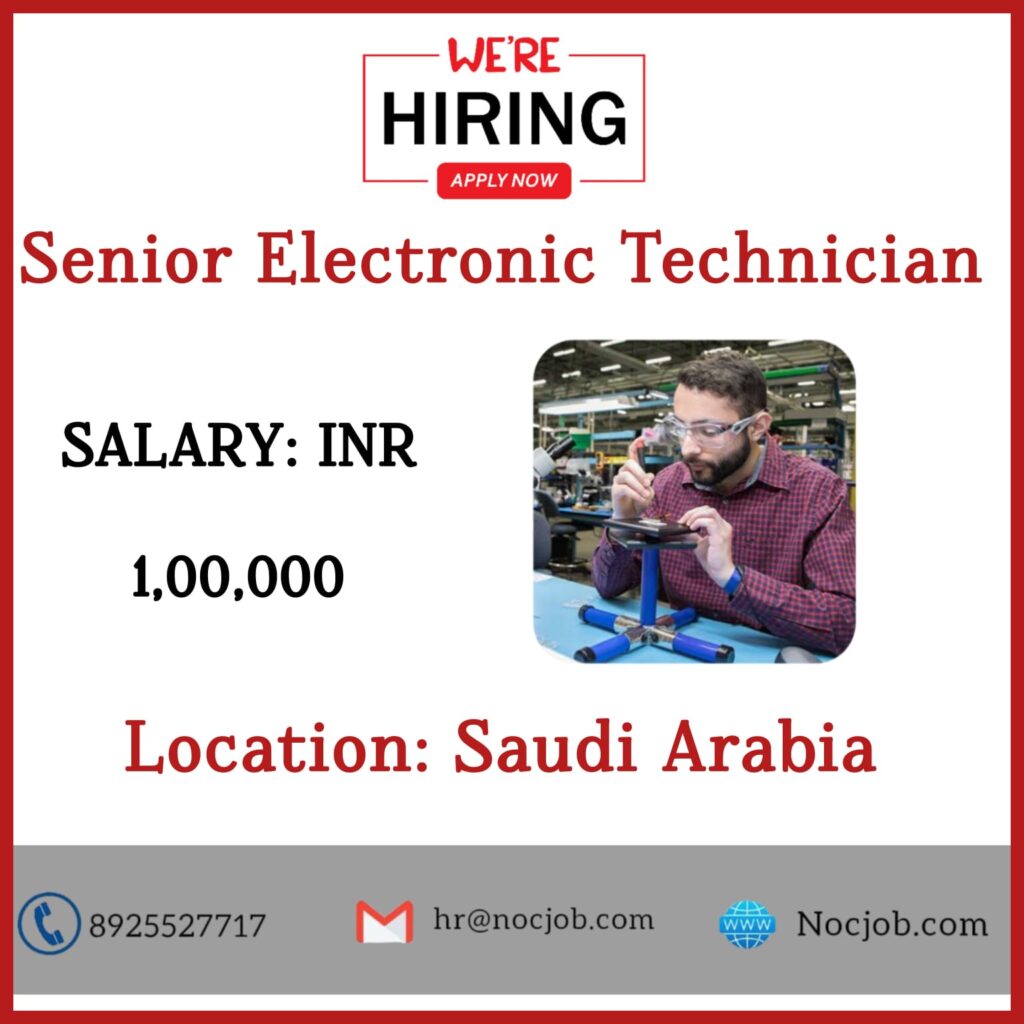 SENIOR ELECTRONIC TECHNICIAN