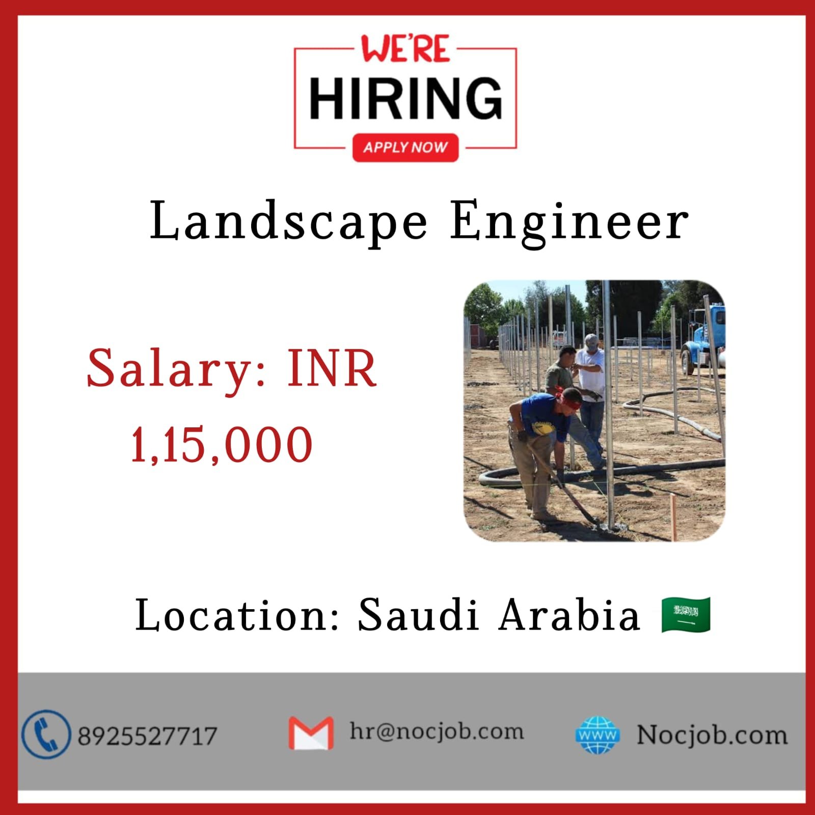 LANDSCAPE ENGINEER - National & Overseas Consultancy