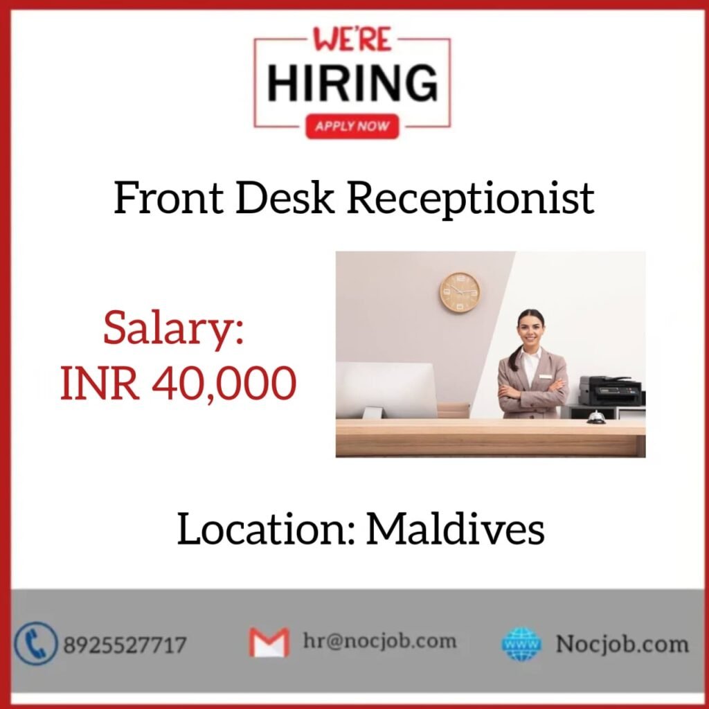 FRONT DESK RECEPTIONIST