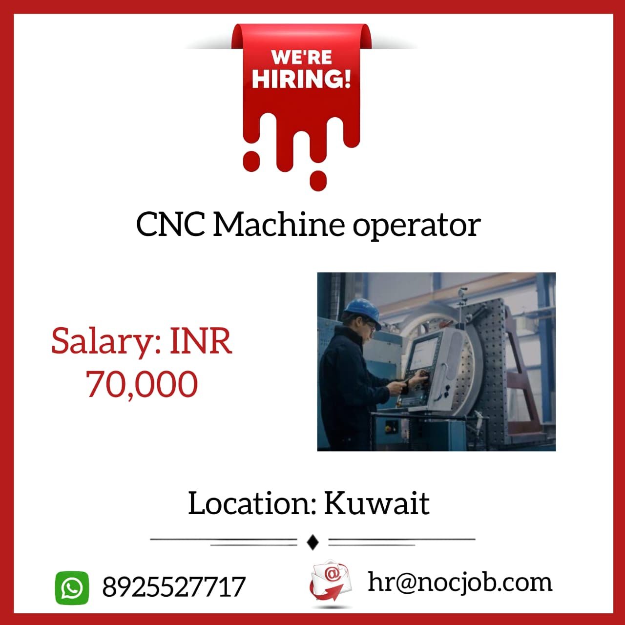 CNC MACHINE OPERATOR