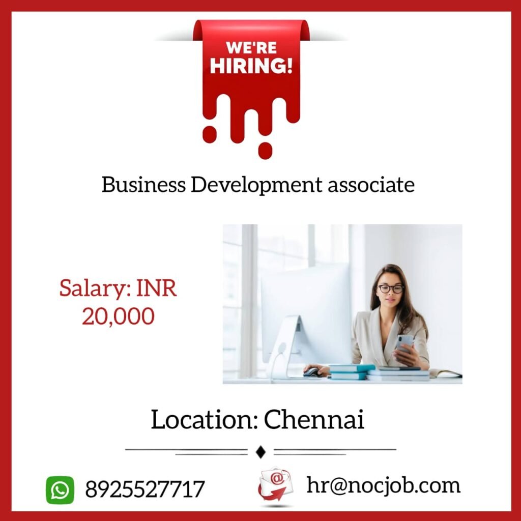 BUSINESS DEVELOPMENT ASSOCIATE