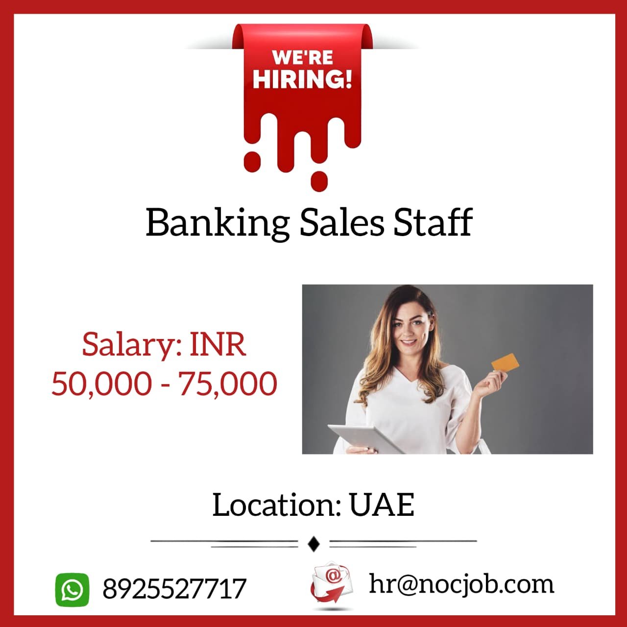 BANKING SALES STAFF
