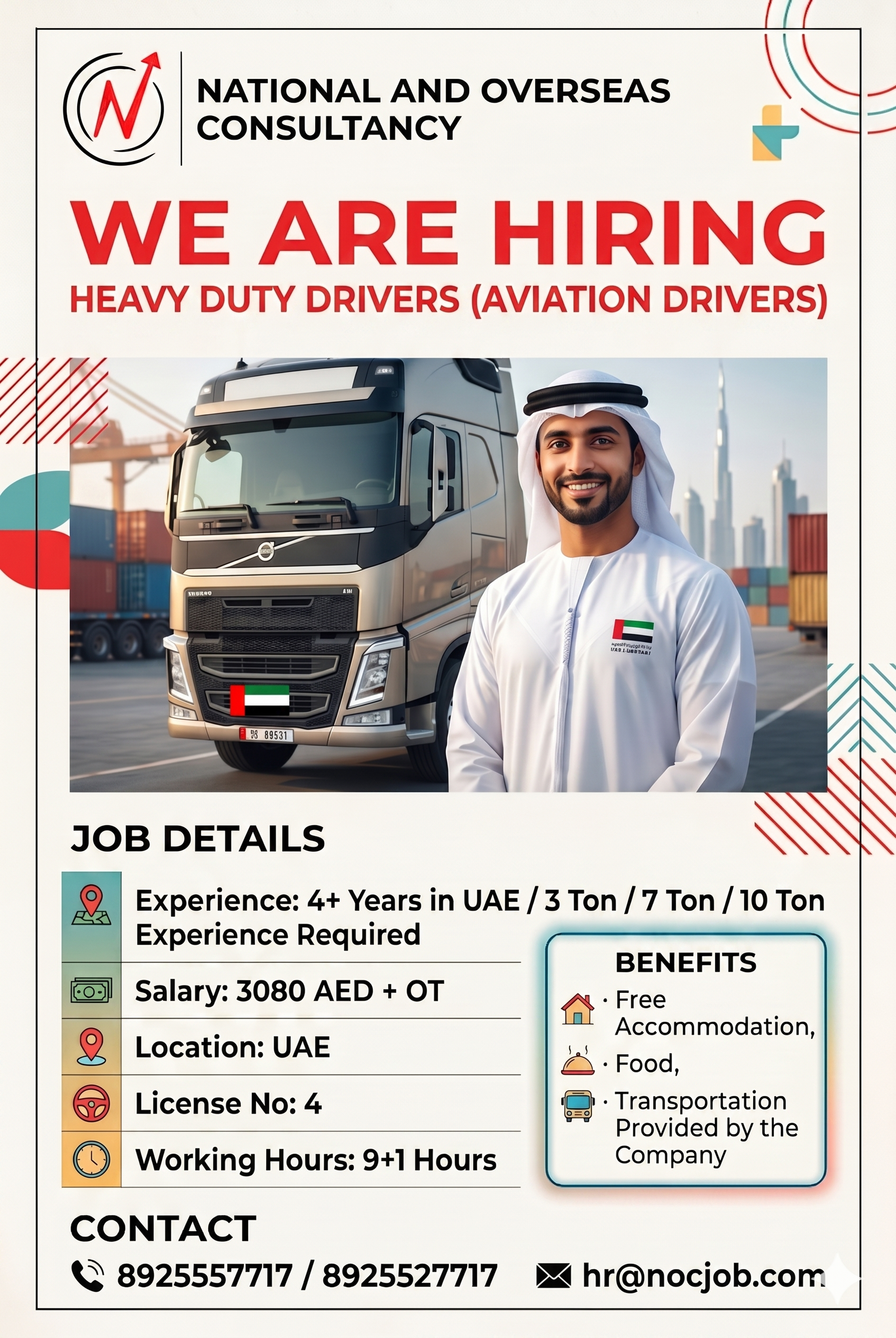 Heavy Duty Drivers (Aviation Drivers)
