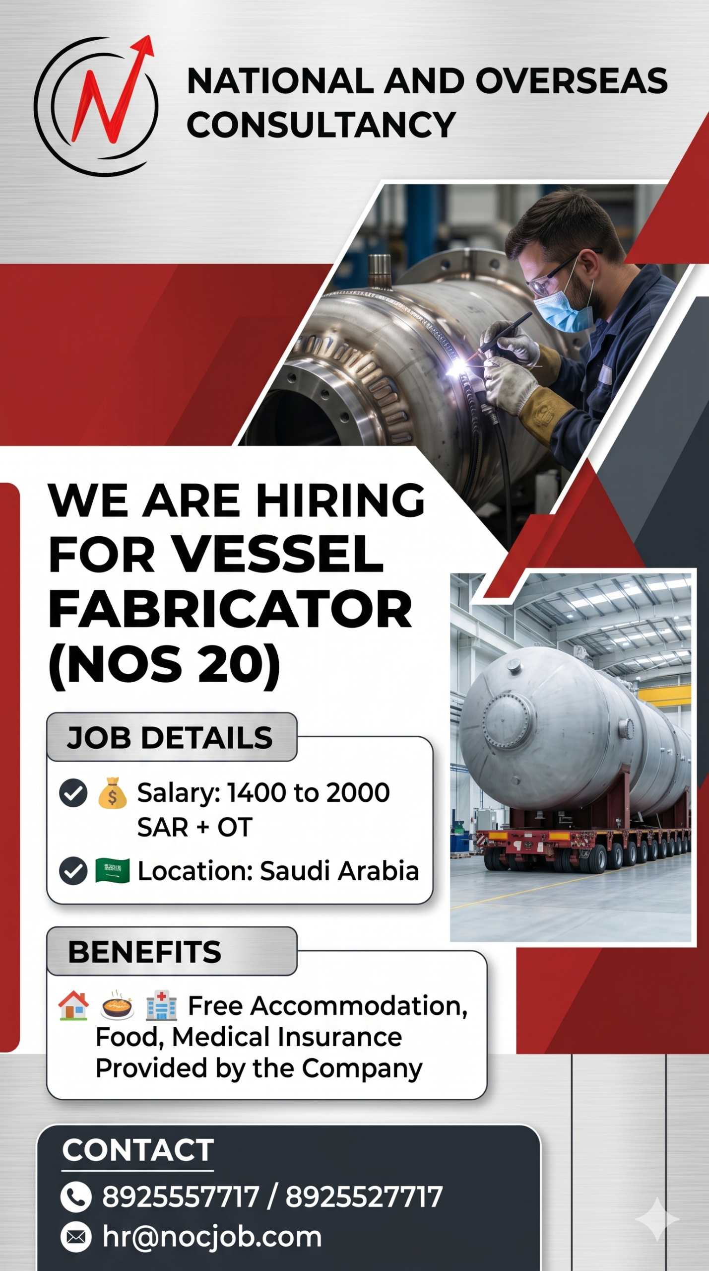 Vessel Fabricator (20 Openings / NOS 20)