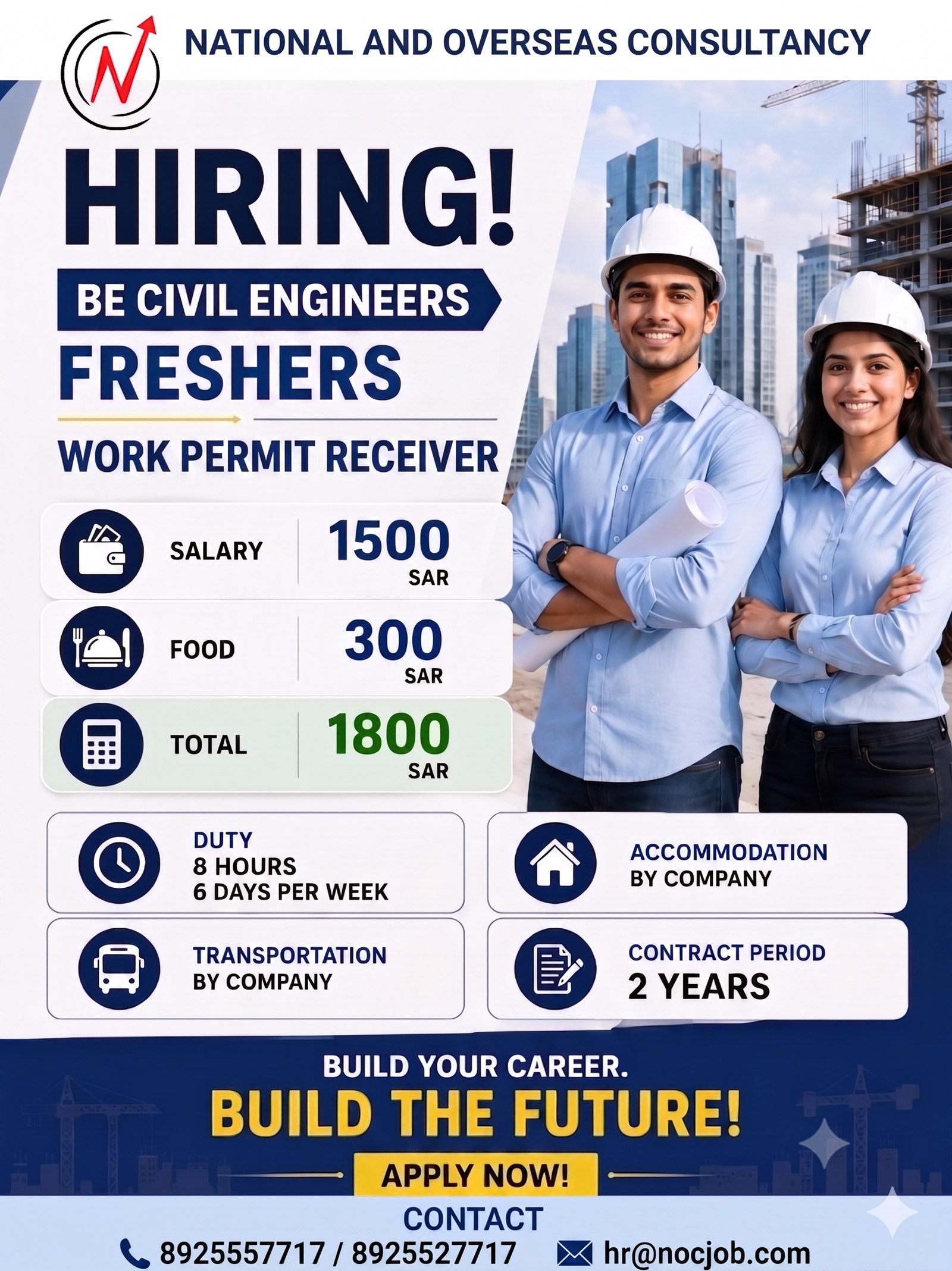 We Are Hiring Work Permit Receiver